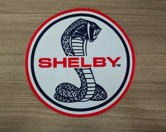 Shelby Cobra Patch, Embroidered Racing Car Logo, Iron-on/Sew-on