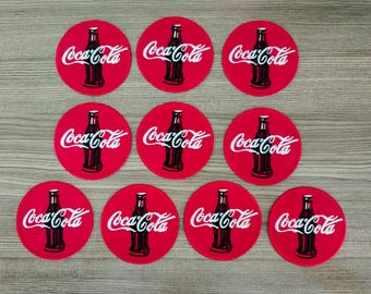 10 Coca-Cola Embroidered Iron-On Patches