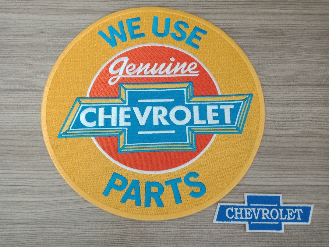 Chevrolet Parts Embroidered Patch: Iron-on Racing Car Logo - Etsy