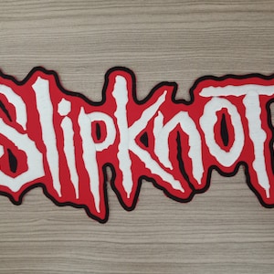 BIG PATCH Slipknot metal Brand Music Heavy metal, nu metal, alternative metal, groove metal Motorcycles Iron on Patch Embroidered Sew-on