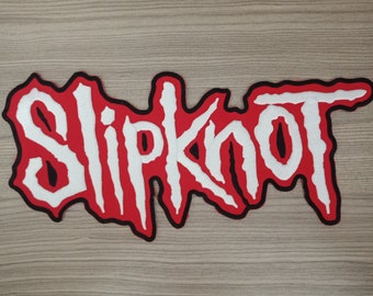 Slipknot Patch: Embroidered Iron-On Heavy Metal Applique