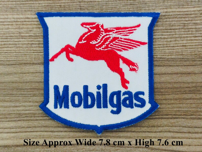 Mobil Patch 10 Mobil Gas Embroidered Patch: Racing Sport Iron-on Applique - Etsy