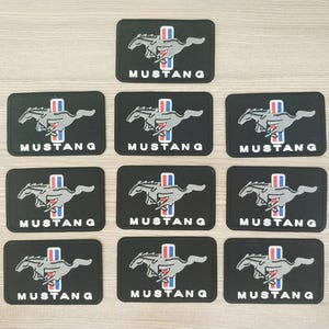 Motorsport Motor Racing Car Patch Sew / Iron On Badge:- Mustang - Foto 6
