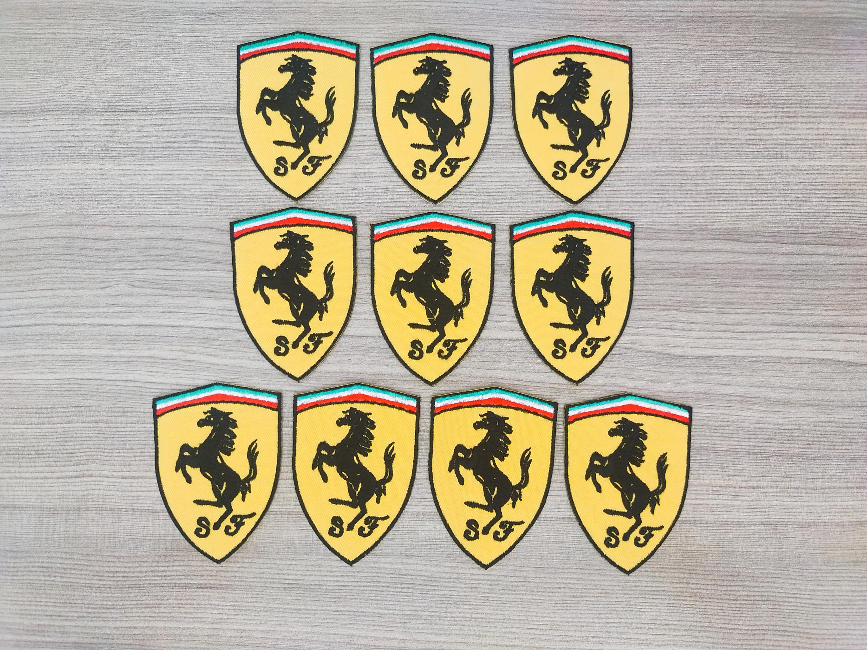 Gulf Racing Champion Écusson Patch en fer brodé sur accessoire