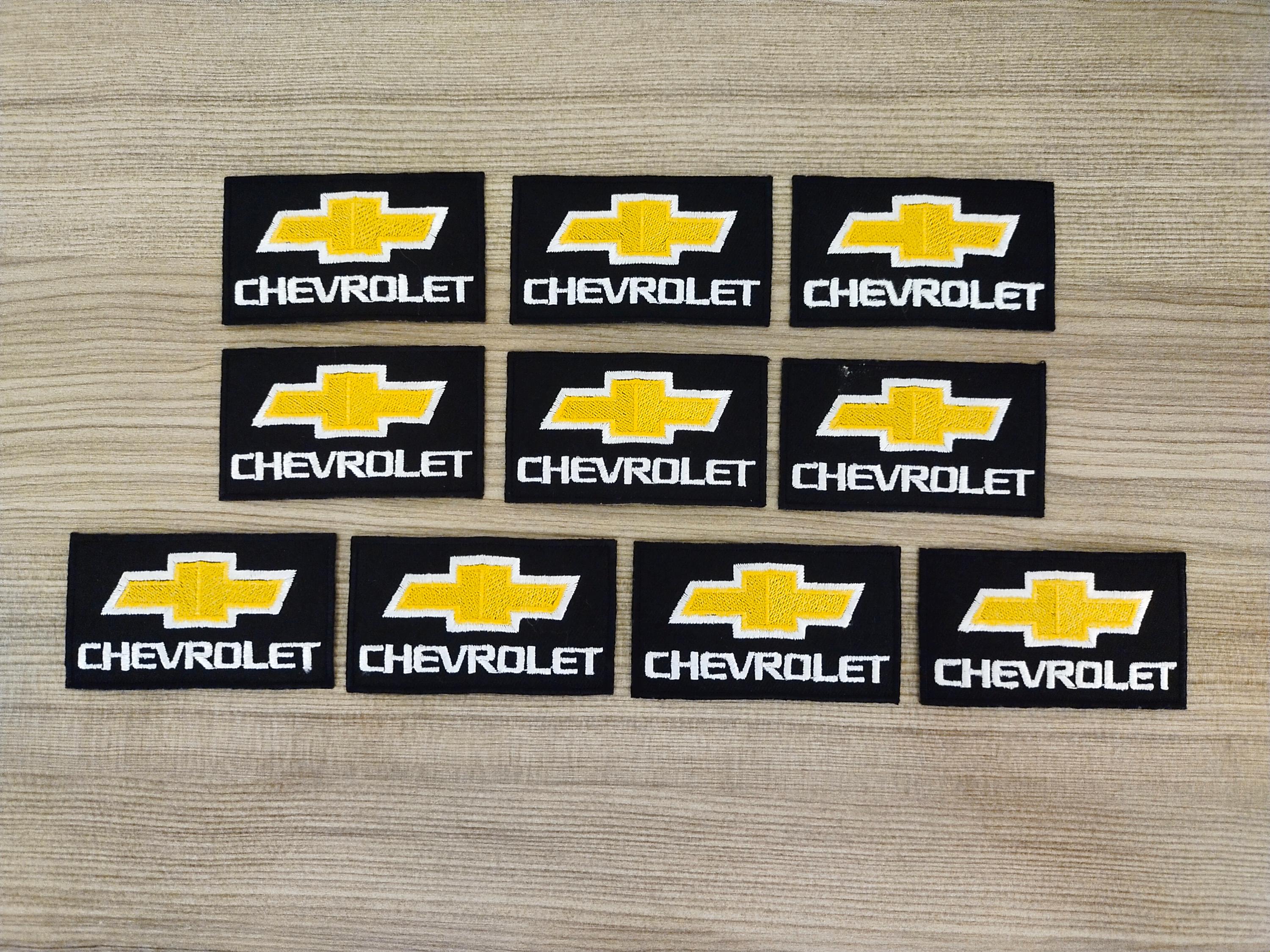 Chevrolet Logo Patch: Embroidered Iron-on Applique (10 Pcs) - Etsy