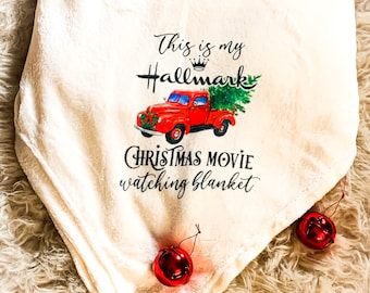 Esta es mi manta para ver películas navideñas, manta para ver películas navideñas, manta súper suave, manta navideña, manta para películas