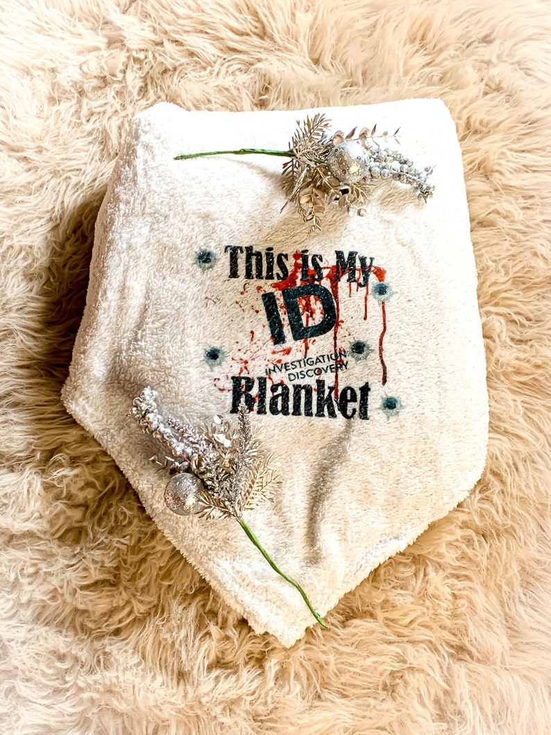 This is My ID Investigation Discovery Blanket Christmas Etsy