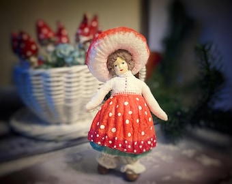 Christmas tree toy, Christmas ornament, cotton toy, cotton ornament, souvenir from Ukraine, Christmas cotton toys