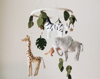 Jungle Baby Mobile Etsy Jungle Baby Mobile Etsy