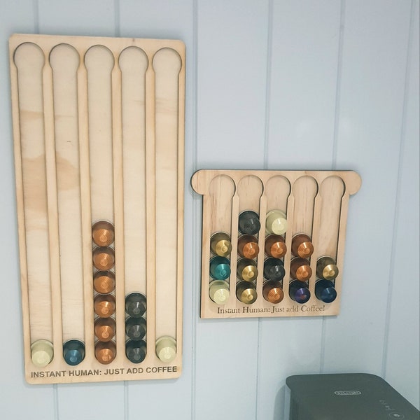 Support à dosettes de café - Nespresso Aldi Vertuo Pods Wall Mounted Custom Design