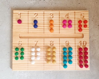 wooden counting board