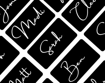 Rectangle Acrylic Place Card Blanks – DIY Crafts, Wedding Decor (3mm, 100x50mm)