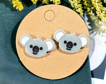 Koala Earring Studs Cute Kawaii Earrings - Australiana - Animals - Jewellery