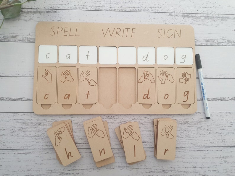 Auslan Alphabet Learning Board - Spell - Write - Sign - Educational Resources Sign Language Australia image 3