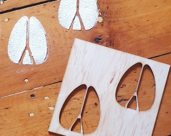Reindeer Hoof Stencil - Etsy