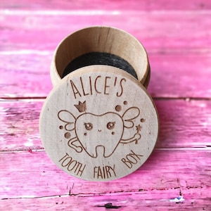 Personalised Tooth Fairy Box Trinket / Lost Tooth / Keepsake Box / First Tooth / Cutsom image 2