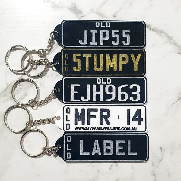 Registration Keychain Etsy