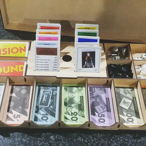 Monopoly Bank Holder Money Property Organiser Board Game Etsy