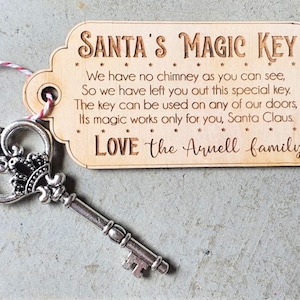 Santa's Magic Key Door Lock Christmas Xmas Magical