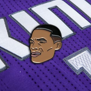 What? 1" Enamel Pin - SAC Kings - NBA Basketball Meme Pin