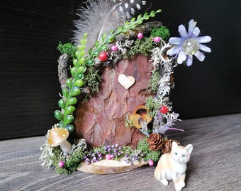 Fairy door, fairy furniture, fairy door for tree, fairy house door, wood door, miniature door, wooden fairy door, fairy furniture, gift idea