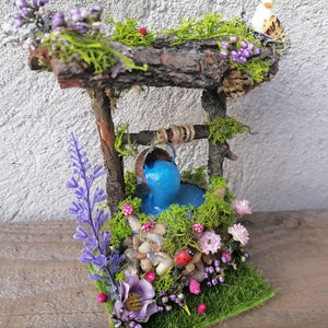 Wishing Well, Fairy garden well, Stone well,  Miniature Well, Mini garden decoration, Fairy furniture, Miniature garden, Dollhouse well