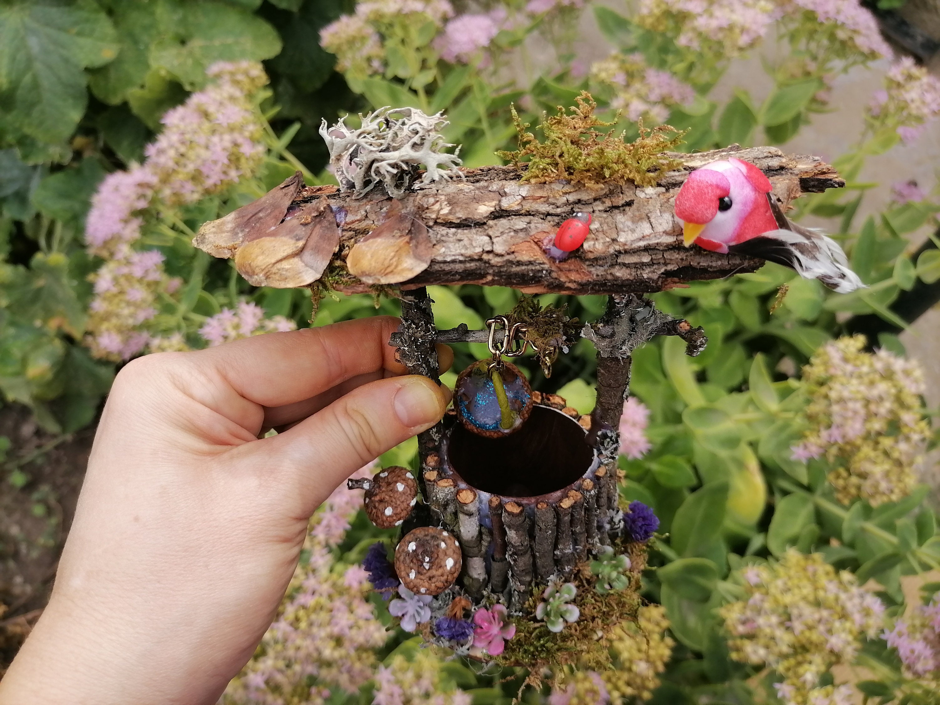 Wishing Well Fairy Garden Well Miniature Well Mini Garden - Etsy