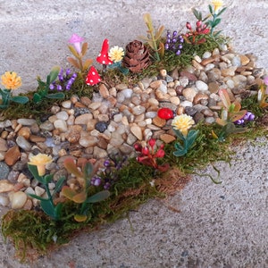 Fairy Garden Path, Miniature Path, Terrarium Accessories, Dollhouse path, Flower pat, Fairy pathway, miniature garden, fairy accessories image 2