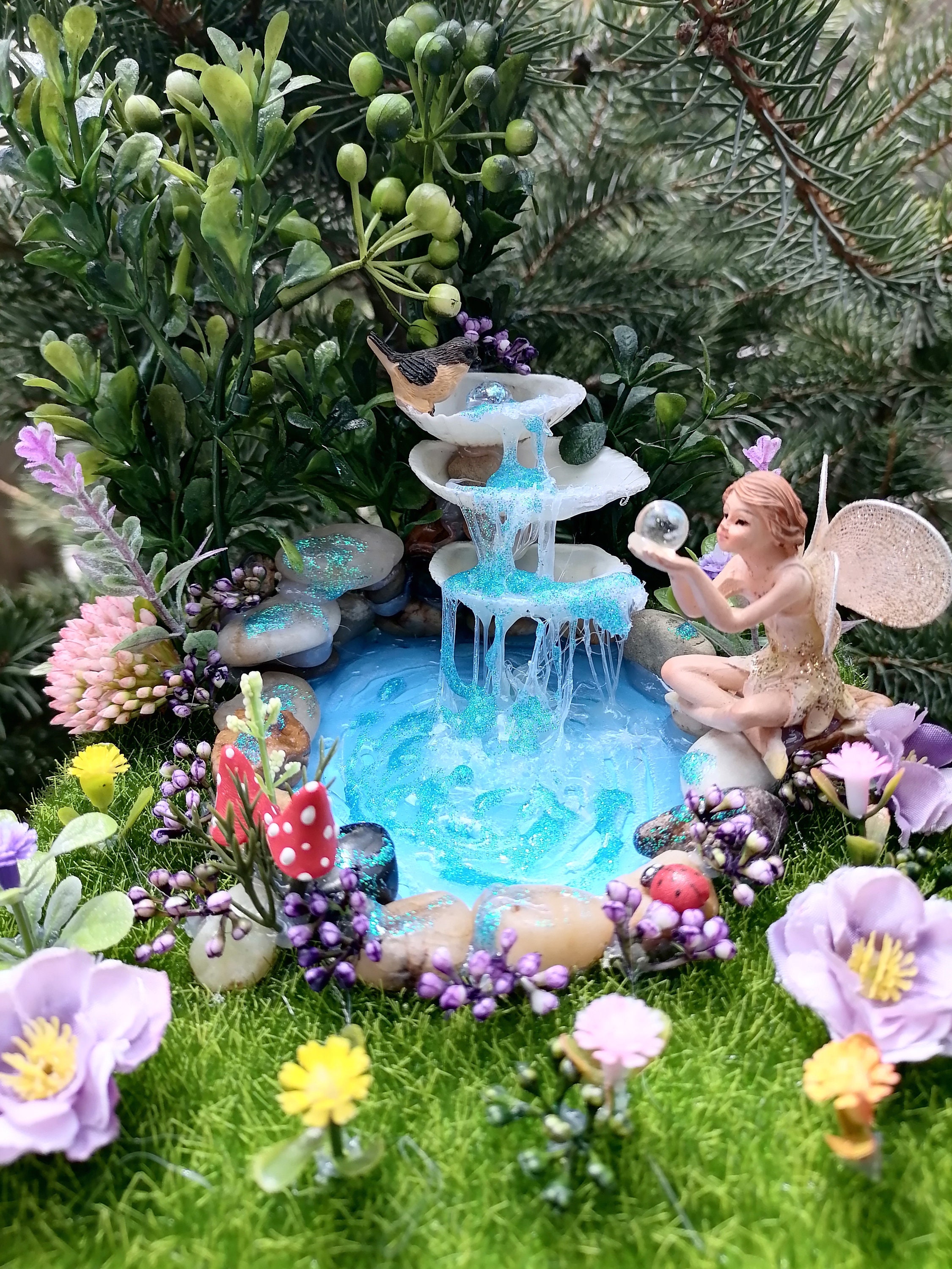 Sea Shell Pond, Fairy Garden Pond, Fairy Accessory, Fairy
