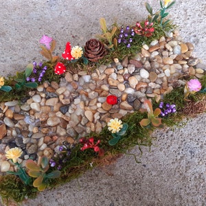 Fairy Garden Path, Miniature Path, Terrarium Accessories, Dollhouse path, Flower pat, Fairy pathway, miniature garden, fairy accessories image 1