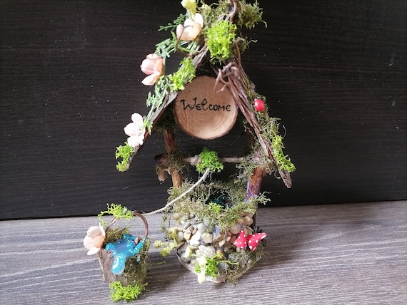 Wishing Well Fairy Garden Well Miniature Well Mini Garden - Etsy