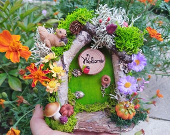 Fairy door, miniature garden, wooden fairy door, fairy furniture, fairy door for tree, fairy house door, wood door, miniature door