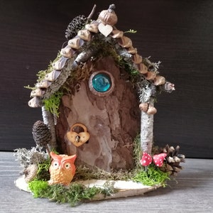 Fairy door, miniature garden, wooden fairy door, fairy furniture, fairy door for tree, fairy house door, wood door, miniature door, bird