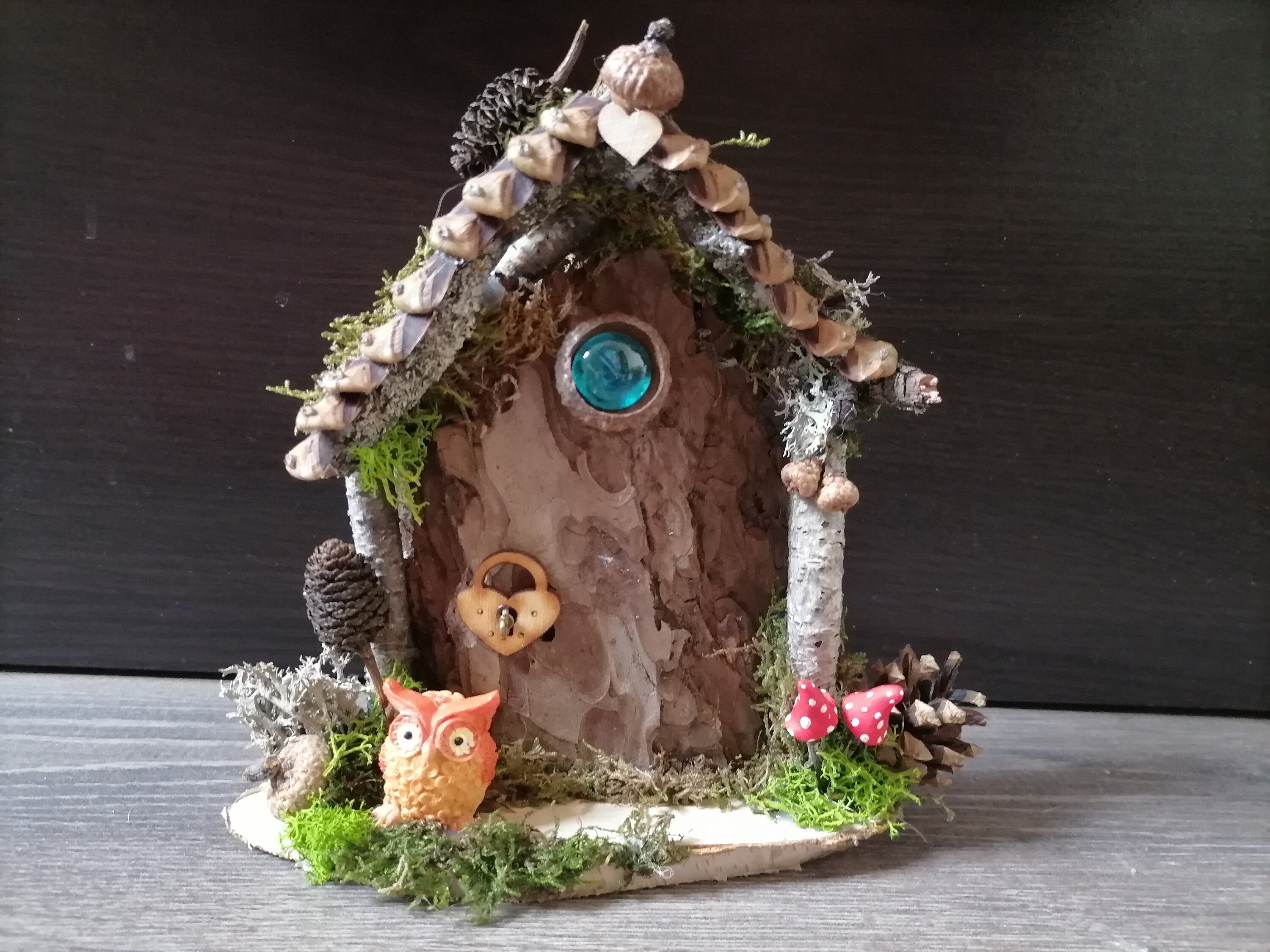Alasum Diy Fairy Door Miniature Wooden Miniature Fairy Door