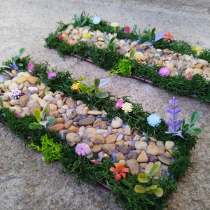 Fairy Garden Path, Miniature Path, Terrarium Accessories, Dollhouse path, Flower pat, Fairy pathway, miniature garden, fairy accessories