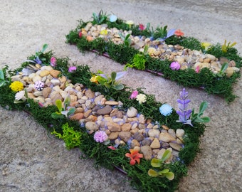 Fairy Garden Path, Miniature Path, Terrarium Accessories, Dollhouse path, Flower pat, Fairy pathway, miniature garden, fairy accessories