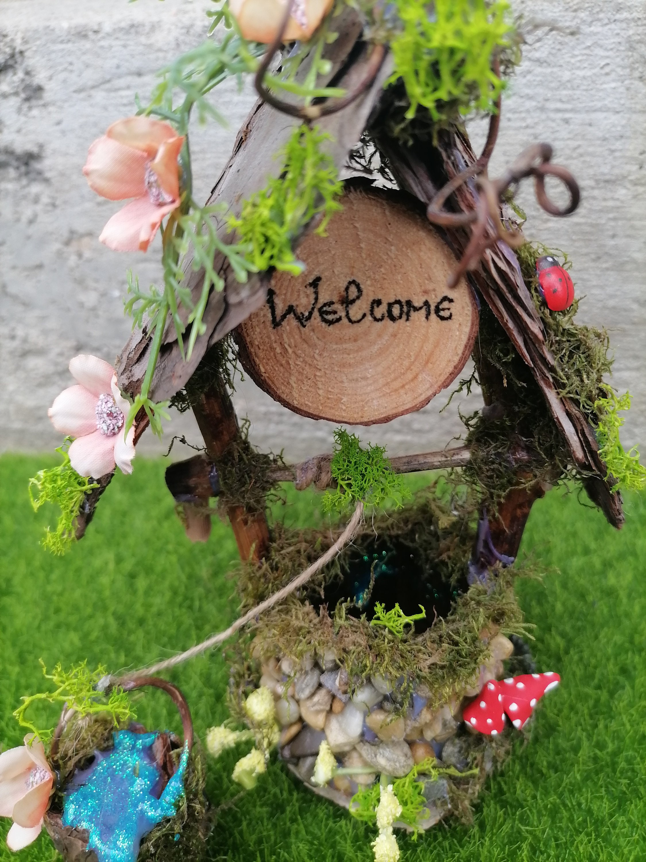 Wishing Well Fairy Garden Well Miniature Well Mini Garden - Etsy