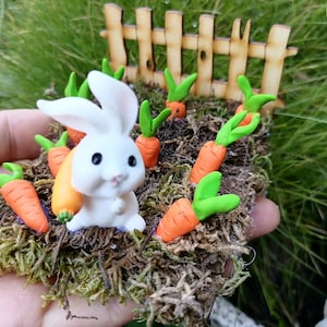 Feengarten Möhren Aufnäher, Miniatur Möhren, Möhren Aufnäher, Puppenhaus Möhren Aufnäher, Feen Garten Zaun, Miniatur Garten, Mini Zaun, Dekor