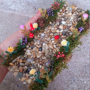 Fairy Garden Path, Miniature Path, Terrarium Accessories, Dollhouse path, Flower pat, Fairy pathway, miniature garden, fairy accessories image 8