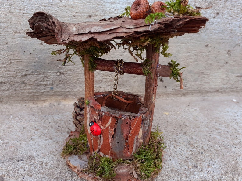 Wishing Well Fairy Garden Well Miniature Well Mini Garden | Etsy