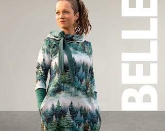 Balloon dress pattern / sweater dress with pockets / sweat dress 34-44 in German