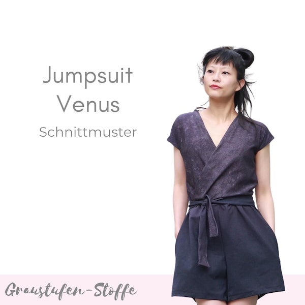 PDF Sewing Pattern Jumpsuit Venus / Overall E-Book in German