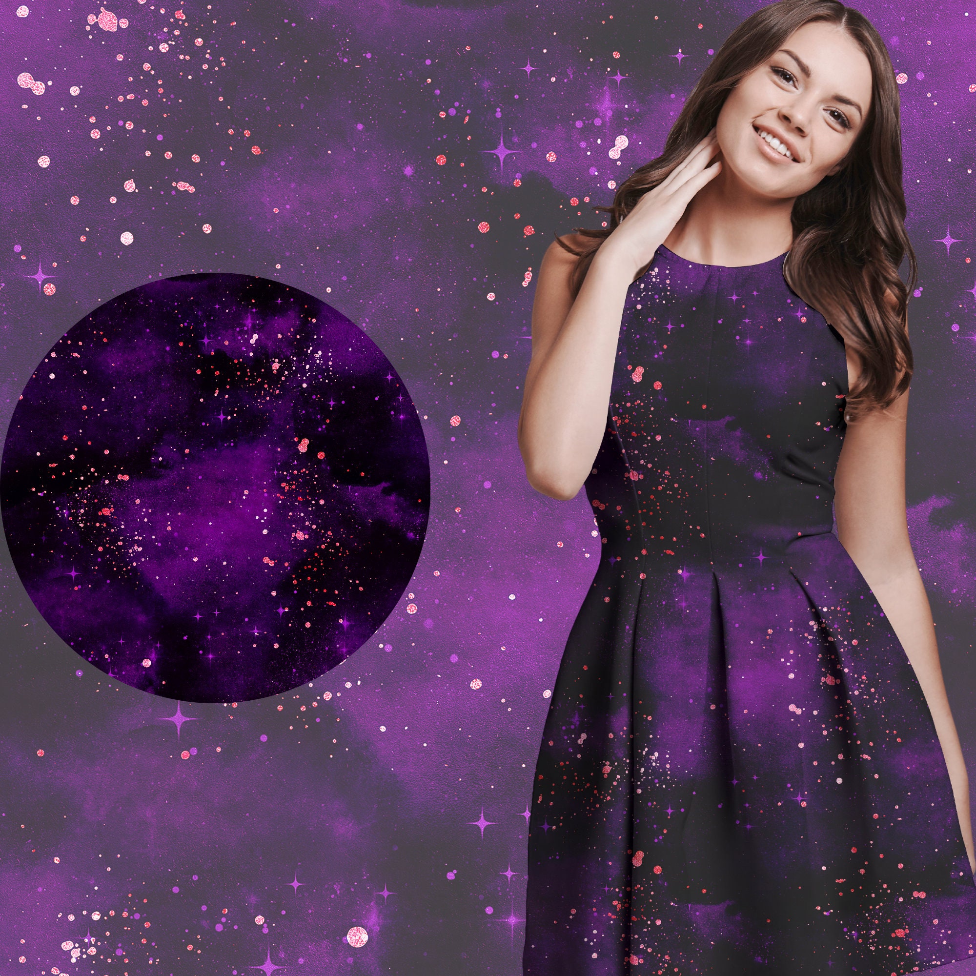 Sweat fabric purple, French Terry, Summersweat adult fabric, in-house  production grayscale fabrics, sold by the meter, AP65388410947598