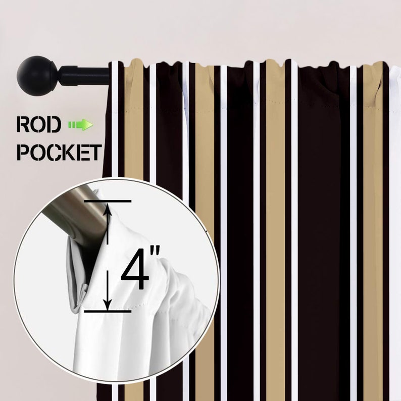 NFL New Orleans Saints Window Curtains Blackout Curtains for Etsy