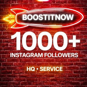 1.000 follower su Instagram | Sicurezza al 100% | Consegna rapida | Persone reali