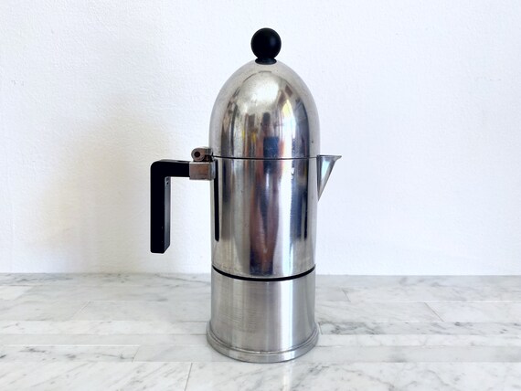 Vintage Alessi 9095 Stovetop Coffee Maker la Cupola 3 - Etsy