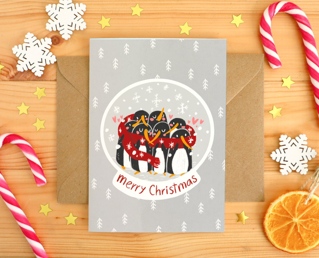 Merry Christmas Greeting Card. Cute Cats Sitting On A Gift Box. Stock Vector - Illustration Of Traditional, Animal: 161169606 - View #4