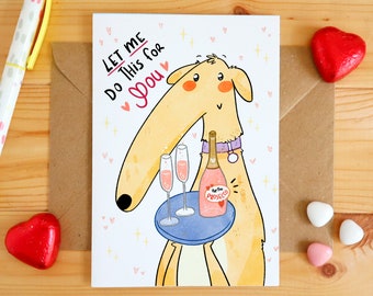 Borzoi Let Me Do It for You Meme Funny Downloadable Print Valentine's ...