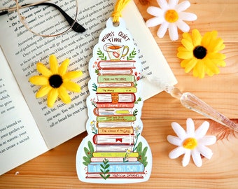 Mother's Day Bookmark with tassel | Mother's day gift, Mum's day bookmark, Bookworns gift, Cute Stationery, reading mom bookmark, book lover