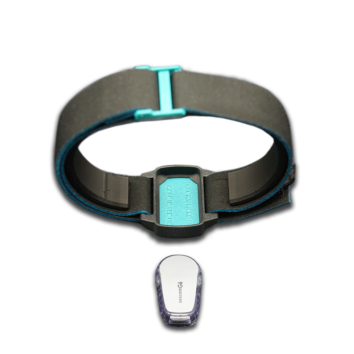 Dexband cover for G6 sensor CGM Teal/Black T1D Etsy